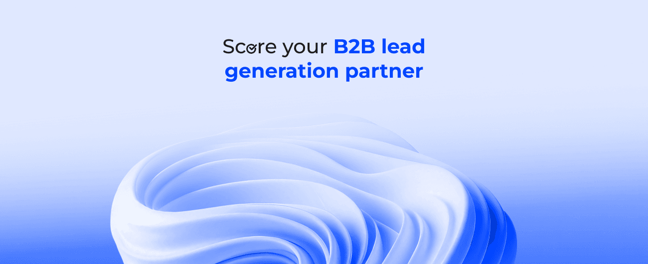 B2B lead generation partner